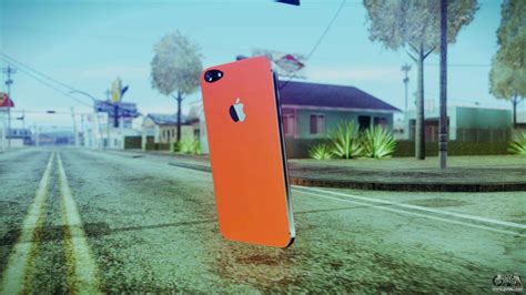 Iphone 5 Red For Gta San Andreas