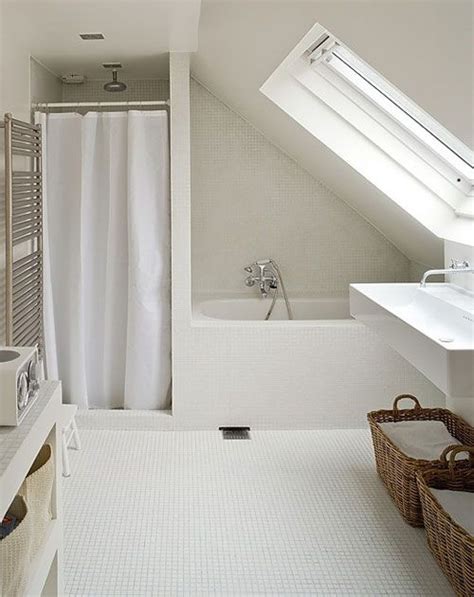 To make the most of your home's square footage by using an extra living space in. Via design labyrinth in 2020 | Small attic bathroom ...