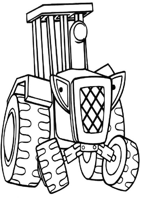 With Spud Scarecrow And Bob The Builder Coloring Pages - Franklin