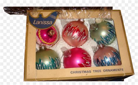 Vintage Shiny Brite Lanissa West Germany Glass Christmas Christmas
