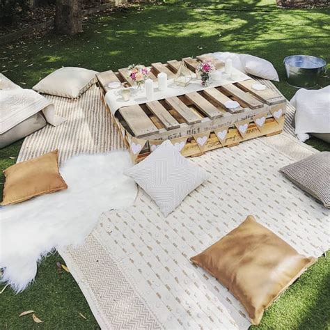 BOHO PICNIC HIRE Perfect for bridal showers, baby showers, parties Package includes: Pallet ...