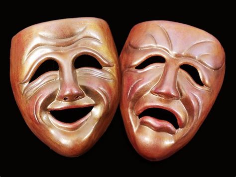 Printable Comedy And Tragedy Masks