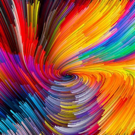Abstract Line Color Rainbow Pattern Background Ipad Wallpapers Free
