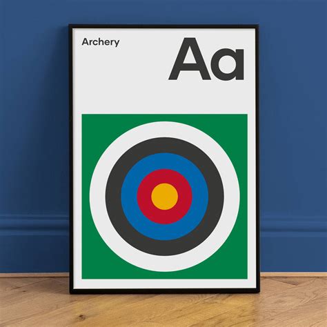 Archery Target Prints And Posters For Sports Fans By Dinkit