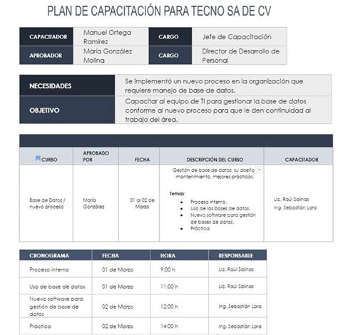 Plan De Capacitación De Una Empresa Fases Objetivos Y Ejemplos