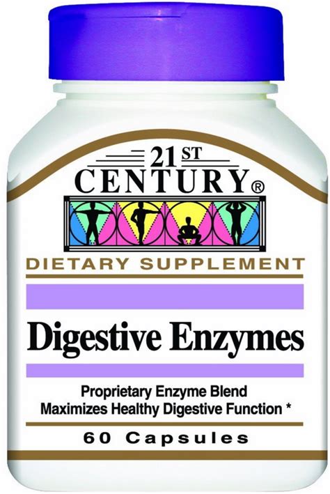 Buy 21st Century Digestive Enzymes Capsules 60 Each Pack Of 3