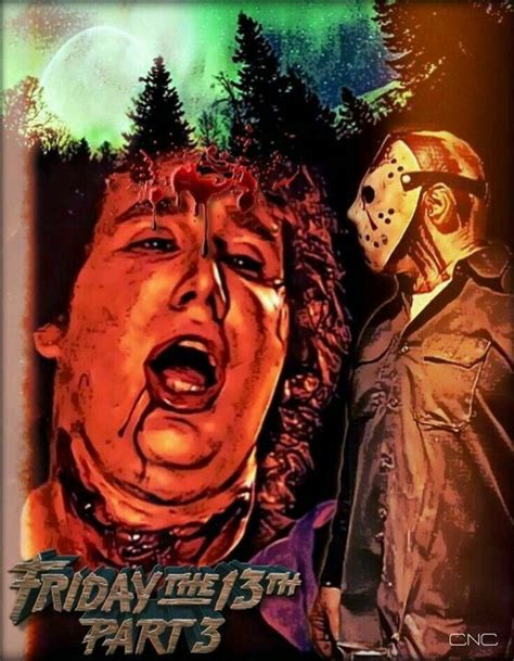 Being not quite dead from the last movie's climax, jason voorhees wanders off from camp crystal lake and ends up in higgins haven, a farm nearby. Friday The 13th Part-3-D.........