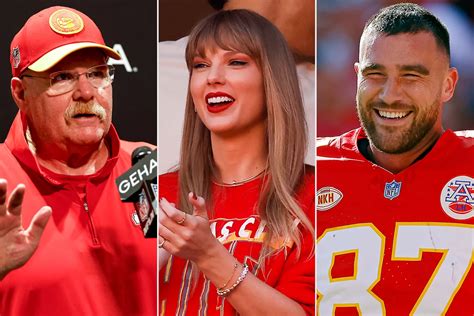 Chiefs Coach Andy Reid Is Happy For Both Travis Kelce And Taylor