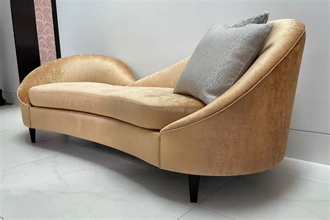 Curved And Shaped Chaise Lounge Luxury Interior Designer Mark Alexander