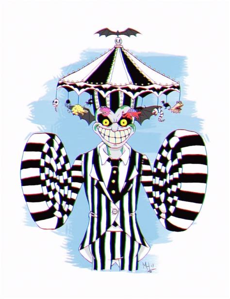 I've been drawing a lot of beetlejuice art, i know. An Artist Reimagined Horror Movie Icons As Cuphead ...