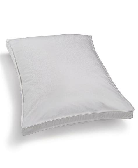 pair hotel collection silver series primaloft firm down alternative king pillows