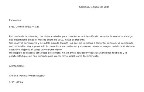 Carta De Renuncia Laboral Voluntaria Y Agradecimiento Costa Rica My