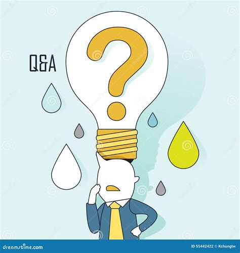 Question And Answer Concept Stock Vector Illustration Of Graphic