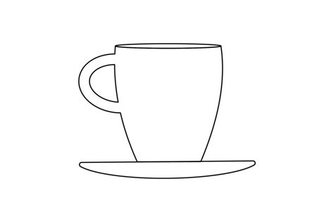 Kitchen Cup Outline Flat Icon By Printables Plazza Thehungryjpeg