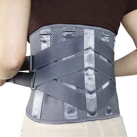 Hongjing Back Brace For Lower Back Pain Relief With 7 Stays Lumbar