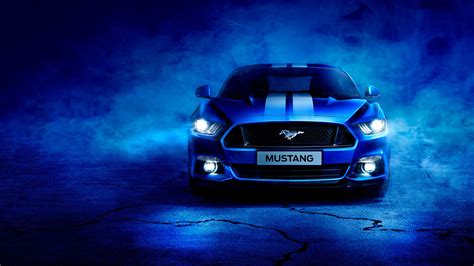 3840x2400 Blue Ford Mustang 4k Hd 4k Wallpapersimagesbackgrounds