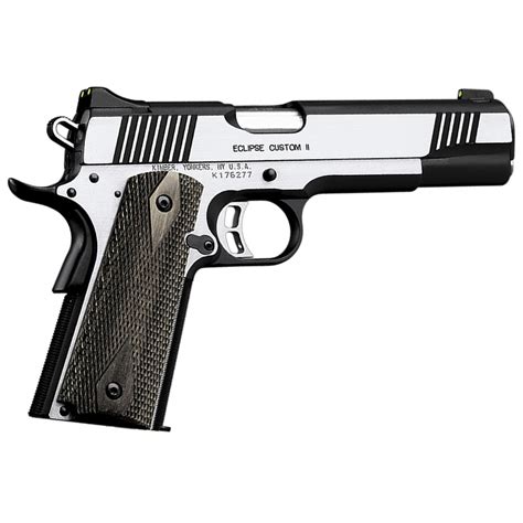 Kimber Eclipse Custom Ii 10mm Auto 5in Stainless Pistol 81 Rounds