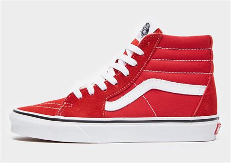 Vans Sk8 Hi Para Mulher Em Vermelho Jd Sports