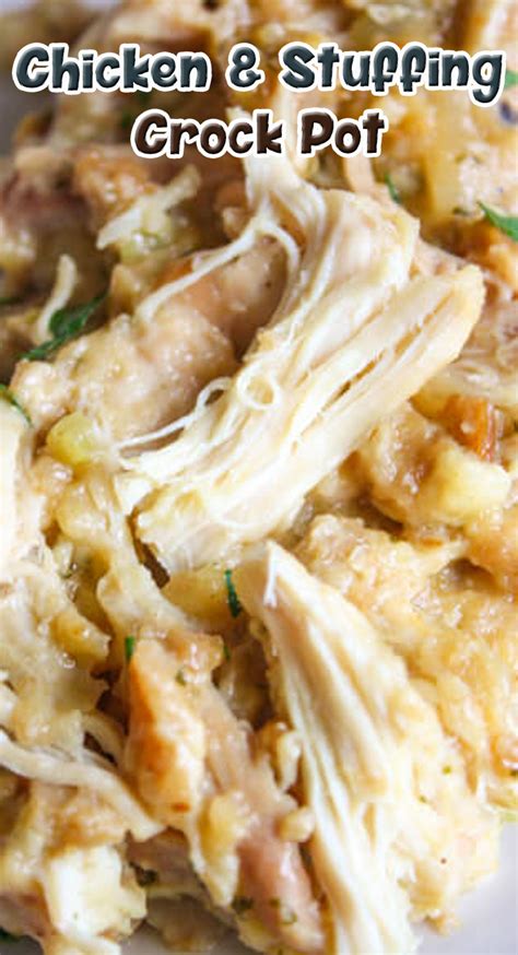 Chicken And Stuffing Crock Pot