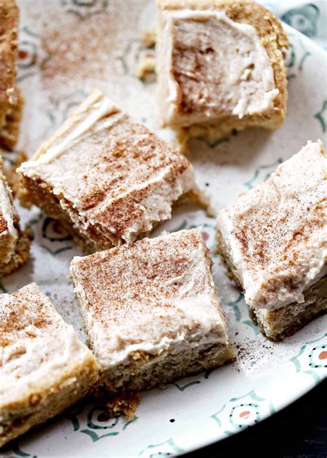 Shauna Severs Frosted Snickerdoodle Bars Recipe