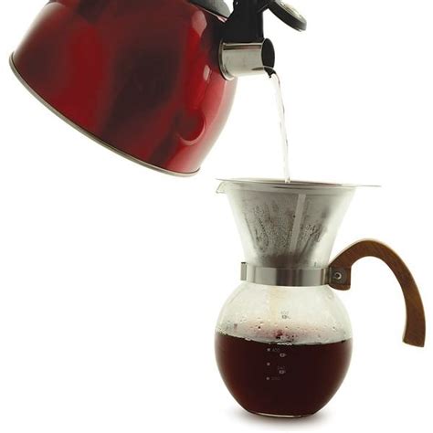 Pour Over Coffee Maker Stainless Steel Filter