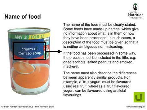 Ppt Food Labelling Powerpoint Presentation Free Download Id334802