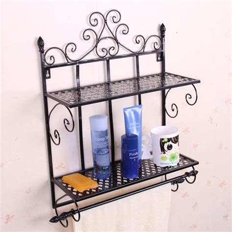 Garden style wrought iron bathroom shelves storage rack amazon garden style wrought iron bathroom shelves storage rack wall mounted shelves appliances wrought iron bakers racks bar stools beds grace manufacturing is a wrought iron furniture manufacturer selling wholesale to the. Bathroom household items bathroom storage rack wrought ...