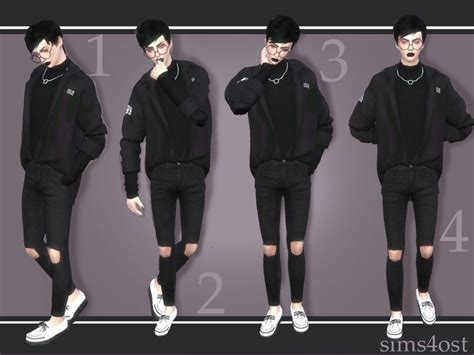 Male Model Pose Pack Sims 4 Men Clothing Sims 4 Mods Clothes Sims 4