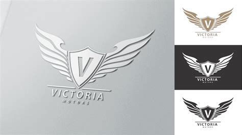 Victoria Motors Letter V Logo V2 Logos And Graphics