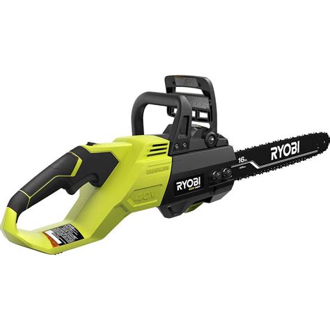 Ryobi Ry40550 40v Hp Brushless 16 In Cordless Battery Chainsaw With 4