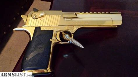Armslist For Sale Desert Eagle 50 Ae Gold New In Box Plus 100 Rounds