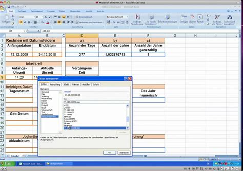Der excel sverweis ist eine der meist gebrauchten excel funktionen. Datum und Zeit - Excel 2007 - YouTube