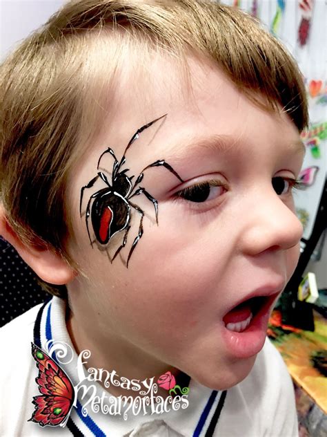 How To Face Paint A Spider Brianne Louis