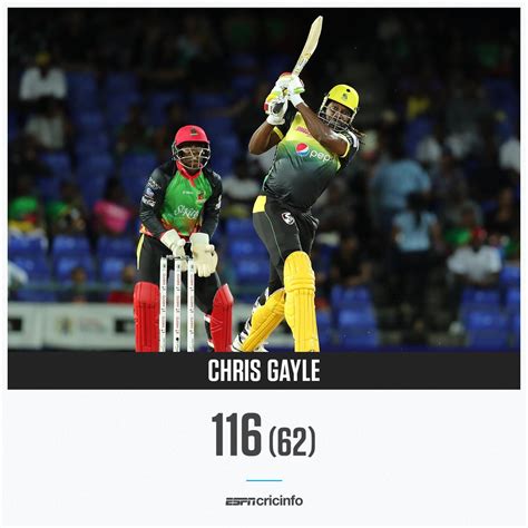 Espncricinfo On Twitter Chris Gayle Has Cut Loose In The Cpl A