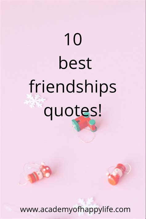 10 Best Friendships Quotes Academy Of Happy Life Happy Friendship