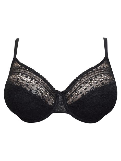 Marks And Spencer Mand5 Black All Over Lace Underwired Full Cup Bra