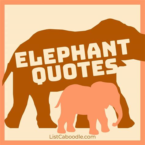 99 Elephant Quotes Sayings Wise And Inspiring Words