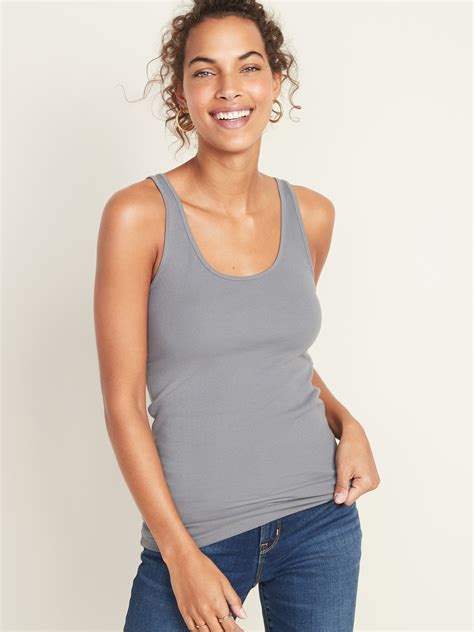 First Layer Rib Knit Tank Top For Women Old Navy