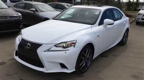 Lexus equips the 2015 is 250 f sport awd with a 225/40r18 front tire and a 255/35r18 rear tire. New Ultra White on Red 2015 Lexus IS 250 AWD - F Sport ...