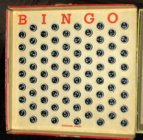 Vintage Whitman 4805 Deluxe Bingo Game With Magic Dispenser 1961