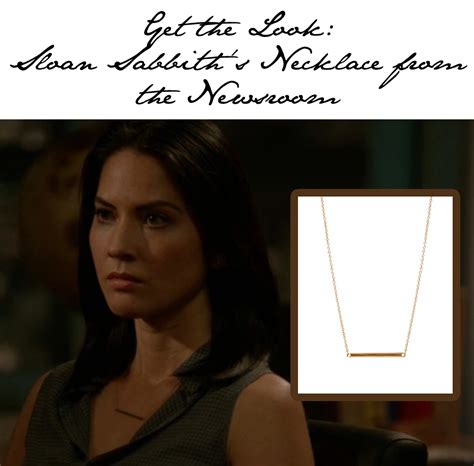 What Necklace Is Olivia Munn Aka Sloan Sabbith Wearing On The