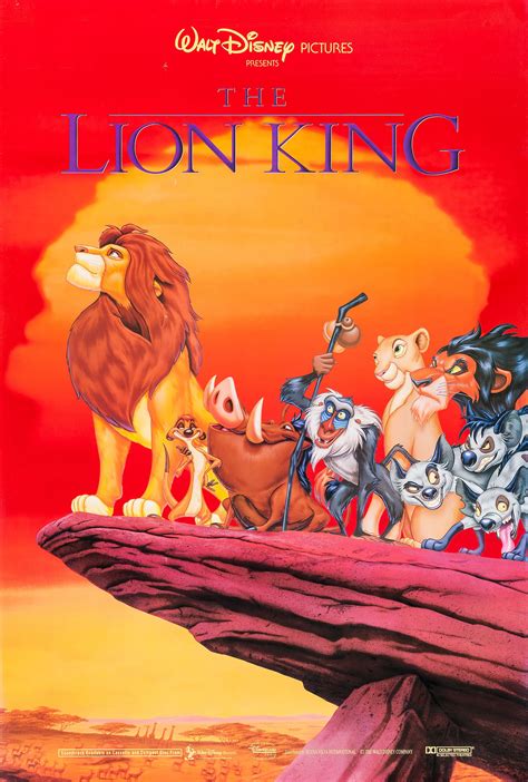 The Lion King 1994 Poster Disney Foto 43207271 Fanpop