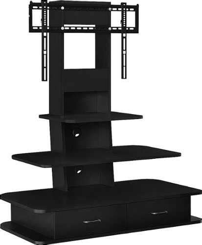 Ameriwood Home Galaxy Tv Stand With Mount For Tvs Up To 70 Black