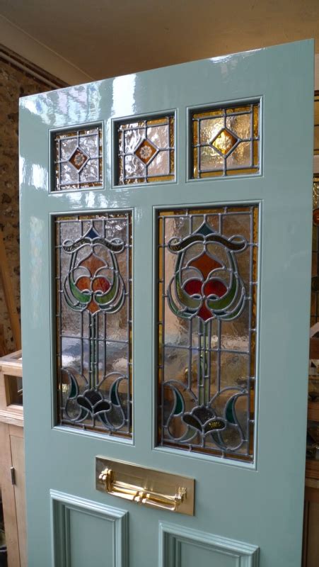 Art Deco Stained Glass French Doors Glass Designs