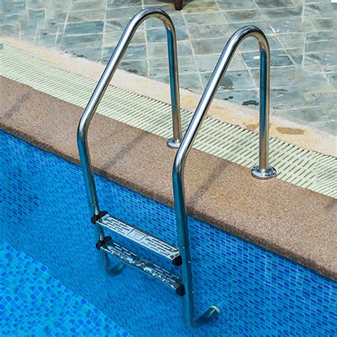Buy 2‑step Pool Ladder 304 Stainless Steel Pool Step Ladder Anti Silp