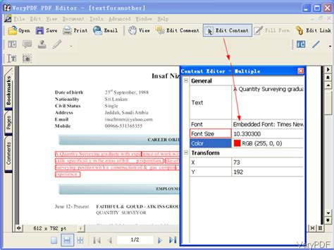 How do i change the font color? How do I change the font size in a PDF eBook? | VeryPDF ...