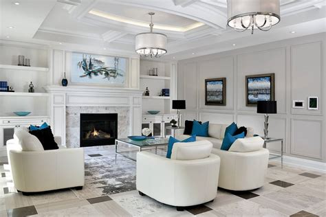 Elegant Home Interior With Incredible Custom Crown Molding