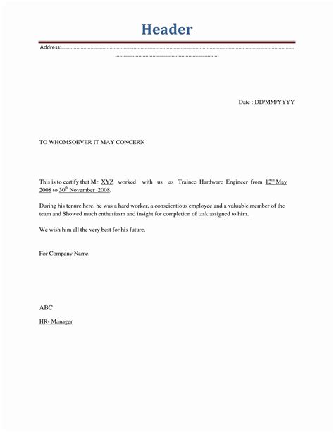 Employee Termination Letter To Hr Mployme