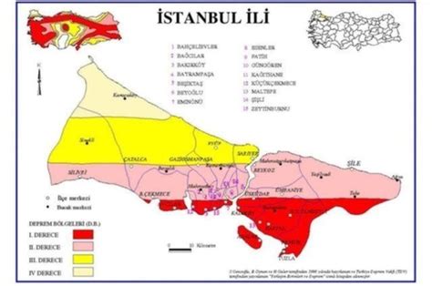 Stanbul Un D R Fay Har Tasi T Rkiye Deprem Risk Haritas Ile