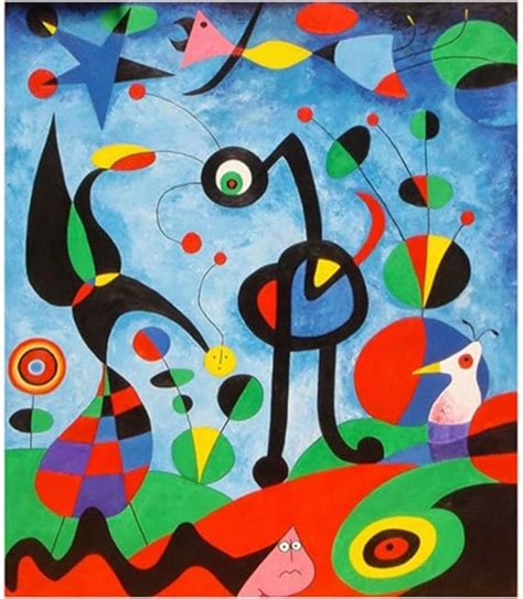 Joan Miro Abstract Watercolor Wall Art Posters And Prints Famous Canvas